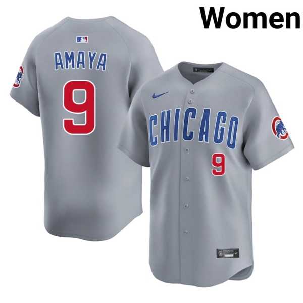 Women20202620Miguel20Amaya20cubs20baseball20jersey20gray.jpg