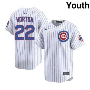 #22 Cade Horton Chicago Cubs Youth Replica Jerseys - White 144571-201 - Image 1