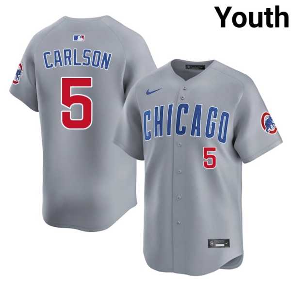 Youth20202620Dylan20Carlson20cubs20baseball20jersey20gray.jpg