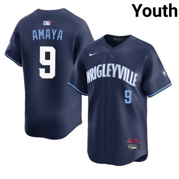 Youth20Miguel20Amaya20202620cubs20baseball20jersey20navy20city20connect.jpg